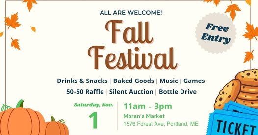 Fall Festival at Moran's Market - November 1st, 11am-3pm